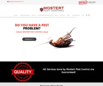 Mostertpestcontrol.com(Pest Control Specialist in Your Area) Screenshot