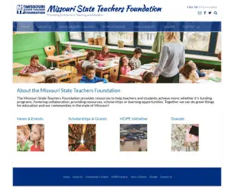 Mostf.org(The Missouri State Teachers Foundation) Screenshot