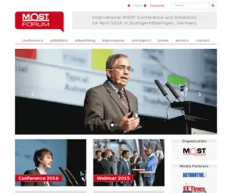 Mostforum.com(Next MOST Forum 2014 on May 13) Screenshot