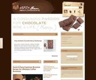 Mostlyaboutchocolate.com(Mostly About Chocolate Blog) Screenshot