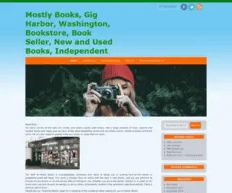 Mostlybooks.com(Gig Harbor books) Screenshot