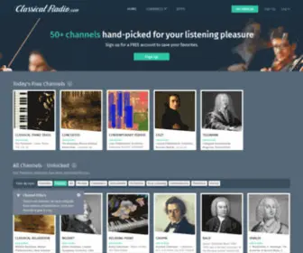 Mostlyclassical.com(Beautifully Curated Classical Music) Screenshot