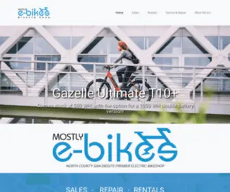 Mostlye-Bikes.com(Mostly e) Screenshot