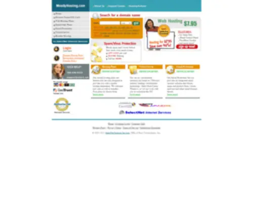 Mostlyhosting.com(Web hosting) Screenshot