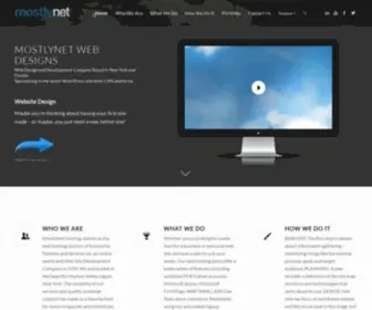 Mostlynet.com(Web Design Company) Screenshot