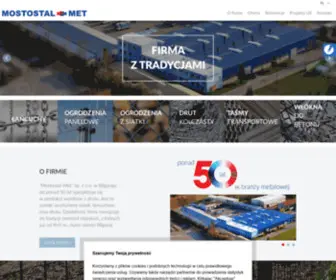 Mostostal-Met.com.pl(Wyroby metalowe z drutu) Screenshot