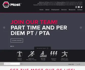 Mostpt.com(MOST Millbrook orthopedic sports physical therapy) Screenshot
