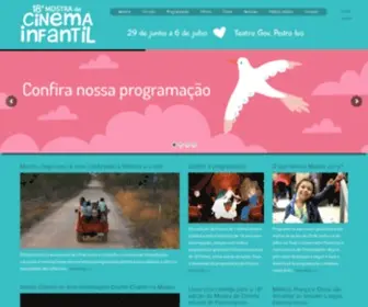 Mostradecinemainfantil.com.br(Mostra de Cinema Infantil) Screenshot