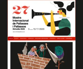 Mostradepallassos.com(Mostra internacional de pallassos i pallasses en Xirivella) Screenshot