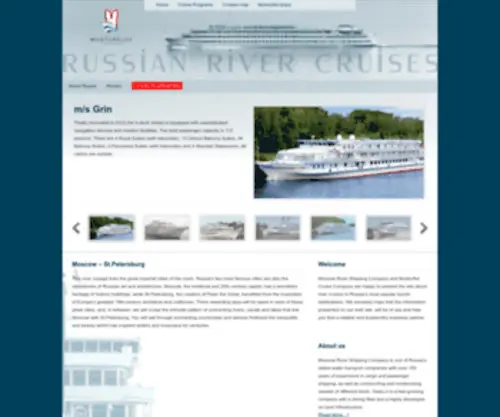 Mosturflot.com(Mosturflot Cruise Company) Screenshot
