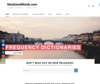 Mostusedwords.com(Revolutionary Frequency Dictionaries For The Smart Language Learner) Screenshot