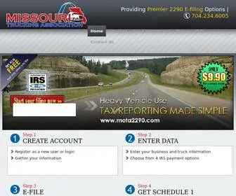 Mota2290.com(Missouri Trucking Association) Screenshot