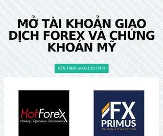Motaikhoan.com(Mở tài khoản giao dịch Forex và chứng khoán Mỹ) Screenshot