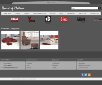 Motani.co.za(Furniture showroom) Screenshot