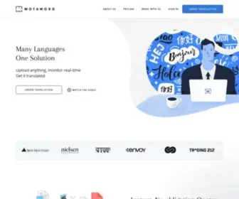 Motaword.com(The World's Fastest Business Translation Platform) Screenshot