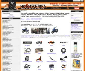 Motech.cz(Motech, Doplňky Sw-motech, motokufry Givi, Kappa, SHAD) Screenshot