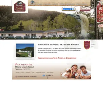 Moteletchaletsnatabel.com(Motel et Chalet Natabel) Screenshot