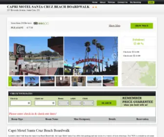 Motelsantacruz.us(Capri Motel Santa Cruz Beach Boardwalk) Screenshot