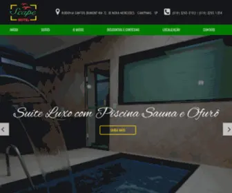 Motelscape.com.br(Site oficial do Scape Motel localizado em) Screenshot