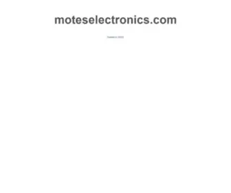 Moteselectronics.com(Success) Screenshot