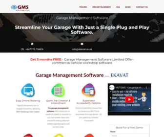 Motgms.co.uk(Best Garage Management Software UK) Screenshot