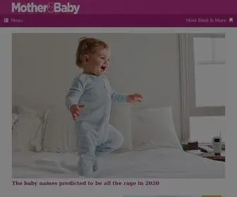 Motherandbaby.co.uk(Mother & Baby) Screenshot