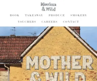 Motherandwild.com(Mother & wild) Screenshot