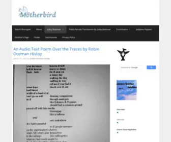 Motherbird.com(Seeking World and Personal Peace thru Poetry) Screenshot