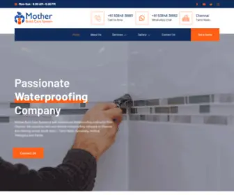 Motherbuildcare.com(Waterproofing Contractor in Chennai) Screenshot