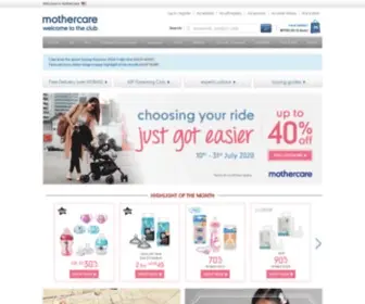 Mothercare.com.my(Baby products) Screenshot