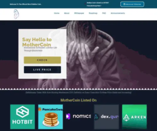 Mothercoin.co(Mother Coin) Screenshot