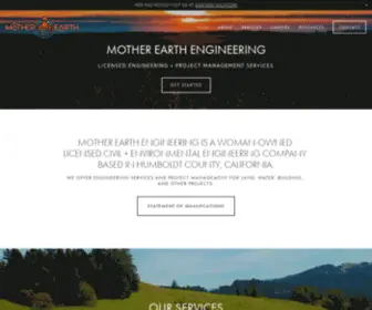 Motherearthengineering.com(Mother Earth Engineering) Screenshot