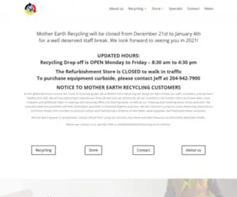 Motherearthrecycling.ca(Mother Earth Recycling) Screenshot