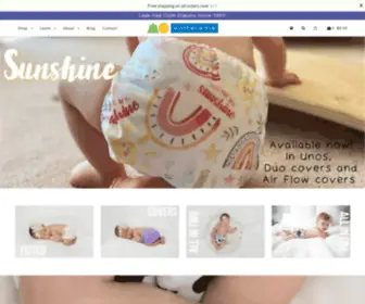 Motherease.com(Mother-ease Cloth Diapers and Diapering Accessories) Screenshot