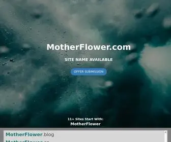 Motherflower.com(Ideas For The Future) Screenshot