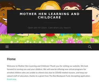 Motherhenchildcare.com(Mother Hen Learning and Family Childcare in San Jacinto) Screenshot