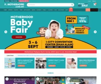 Motherhood.com.my(Malaysia Best Baby Shop) Screenshot