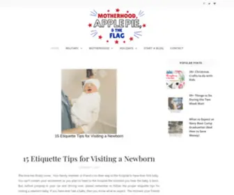 Motherhoodapplepieandtheflag.com(Motherhood) Screenshot