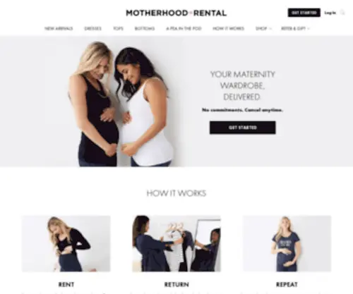 Motherhoodrental.com(Motherhood rental) Screenshot
