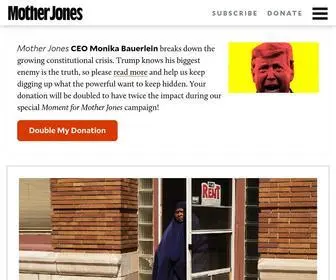 Motherjones.com(Mother Jones) Screenshot