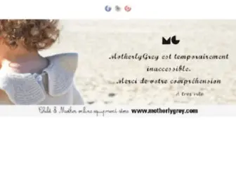 Motherlygrey.com(Child Equipment) Screenshot