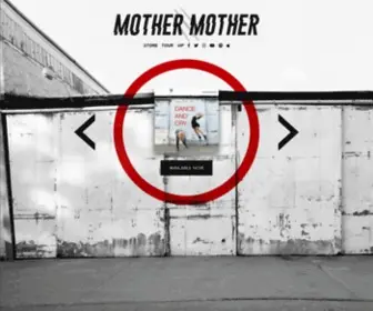 Mothermothersite.com(Mother Mother) Screenshot