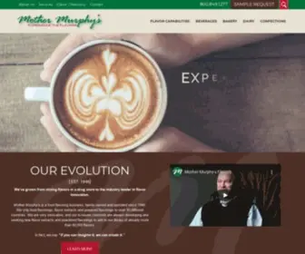 Mothermurphys.com(Mother Murphy's Flavoring Company) Screenshot