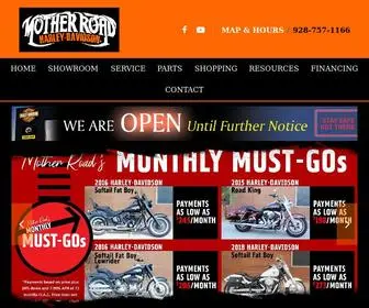 MotherroadHD.com(Mother Road Harley) Screenshot