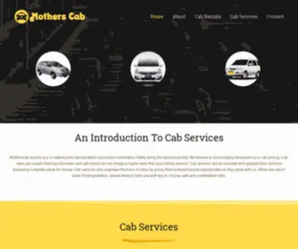 Motherscab.com(Get to know more details about Cab Serives and Rental in India) Screenshot