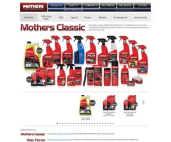 Motherscarcare.com(Mothers®) Screenshot