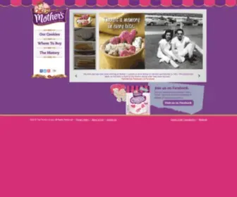 Motherscookies.com(Mother's®) Screenshot