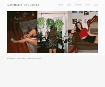 Mothersdaughter.com(MOTHER'S DAUGHTER) Screenshot