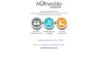 Mothershipsolutions.com(Mothership Solutions) Screenshot