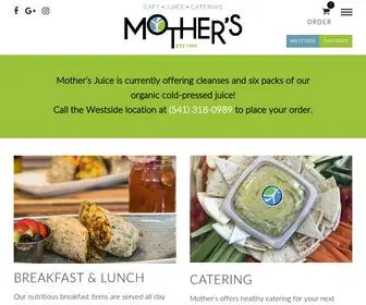 Mothersjuicecafe.com(Mother's Juice Cafe) Screenshot